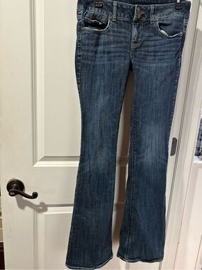 American Eagle Outfitters Dark Blue Flare Jeans